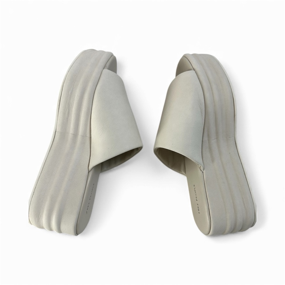 Free People Cream Platform Slides